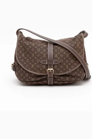 LOUIS VUITTON Mini Lin Saumur 30 Bag