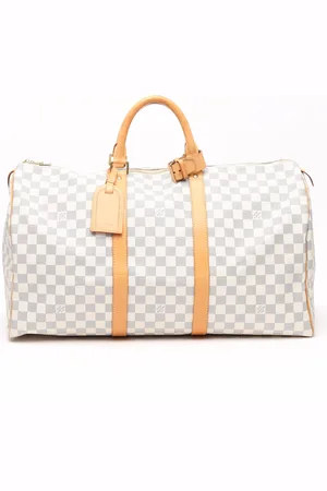 LOUIS VUITTON Damier Azur Keepall 50 Weekend Bag