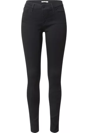 Levi's Naiset Skinny Farkut - Farkut '710 SUPER SKINNY BLACKS