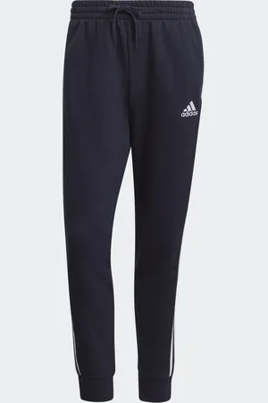 adidas Essentials French Terry Tapered Cuff 3-Stripes Pants