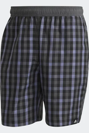 adidas Classic-Length Check Swim Shorts