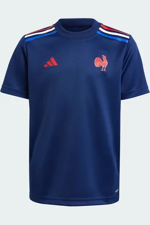 adidas France Rugby Home Supporter Tee Kids