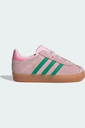 adidas Gazelle Comfort Closure Elastic Laces Shoes Kids