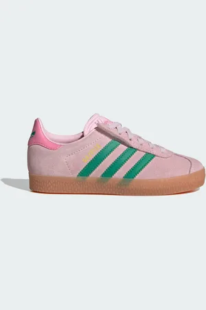 adidas Gazelle Comfort Closure Elastic Lace Shoes Kids