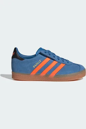 adidas Gazelle Comfort Closure Elastic Lace Shoes Kids