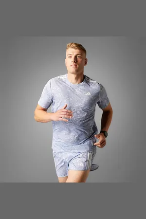 adidas Own The Run CLIMACOOL 3-Stripes Tee