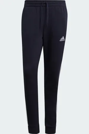 adidas Essentials Fleece Tapered Cuff 3-Stripes Pants
