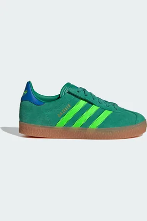 adidas Gazelle Comfort Closure Elastic Lace Shoes Kids