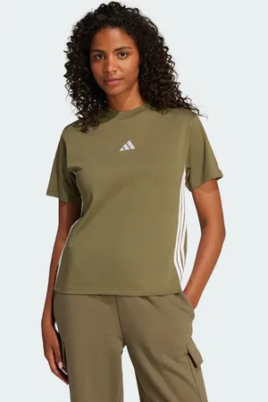 adidas Essentials 3-Stripes Cotton Tee