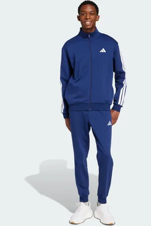 adidas Sportswear Basic 3-Stripes Fleece Track Suit