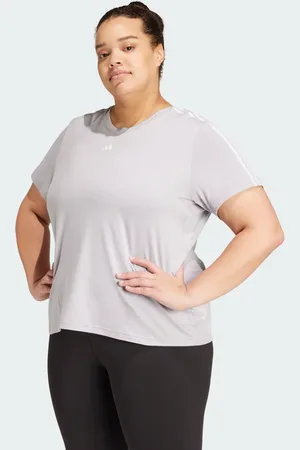 adidas AEROREADY Train Essentials 3-Stripes Tee (Plus Size)