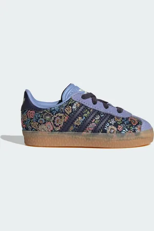adidas Gazelle x Liberty London Comfort Closure Elastic Lace Shoes Kids