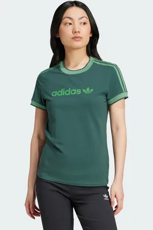 adidas Graphic Badge Slim 3-Stripes Tee