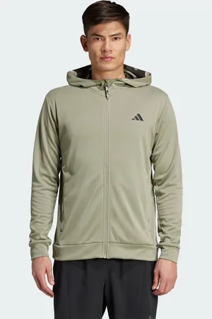 adidas Train Essentials Camo Full-Zip Hoodie