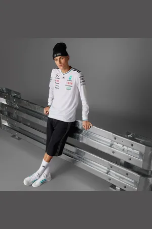 adidas MERCEDES - AMG PETRONAS FORMULA ONE TEAM DRIVER JERSEY AUTHENTIC LONG SLEEVE