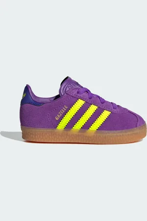 adidas Gazelle Comfort Closure Elastic Laces Shoes Kids
