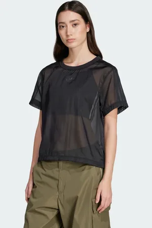 adidas Adicolor Sheer 3-Stripes Tee