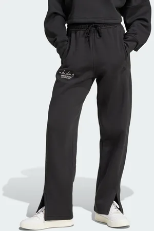 adidas Signature Graphic Embroidery Fleece Straight Leg Pant