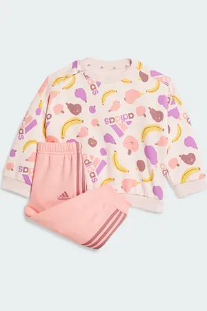 adidas Essentials Allover Print Jogger Set Kids