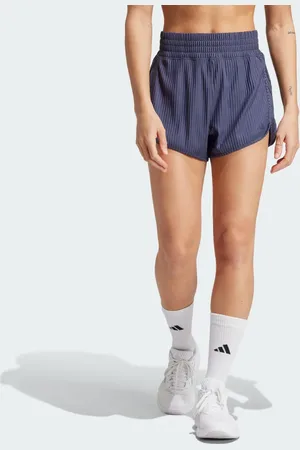 adidas Pacer All Gym Seasonal Rib High-Rise Tonal 3-Stripes Shorts