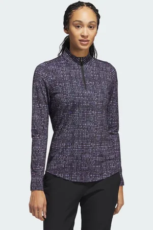 adidas Ultimate365 Printed Quarter Zip Mock
