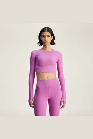 adidas By Stella McCartney TrueStrength Yoga Cropped Long Sleeve Top