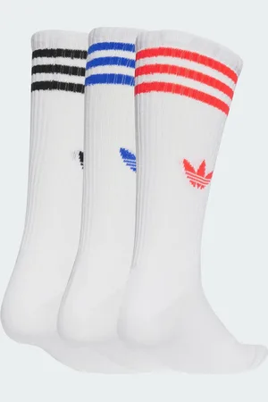 adidas 3-Stripes High Crew Socks 3 Pairs