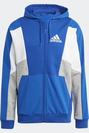 adidas Essentials Colorblock Full-Zip Hoodie