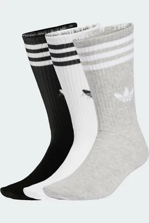 adidas 3-Stripes High Crew Socks 3 Pairs