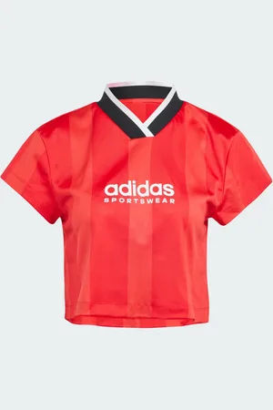 adidas Tiro Colorblock Crop Tee
