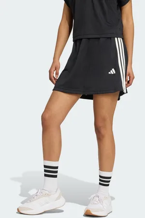 adidas Stadium 3-Stripes Tennis Inspired Jacquard Skirt With Short