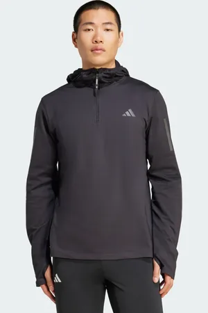 adidas Own The Run Winterized Hooded Half-Zip