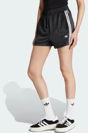 adidas Originals Pin-stripe Satin Shorts