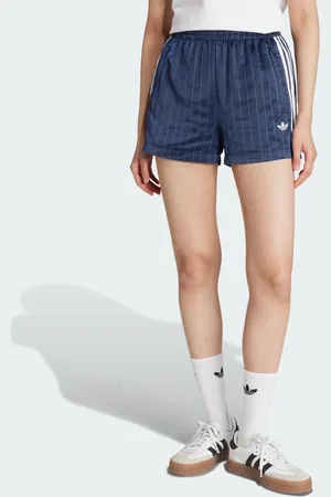 adidas Originals Pin-stripe Satin Shorts