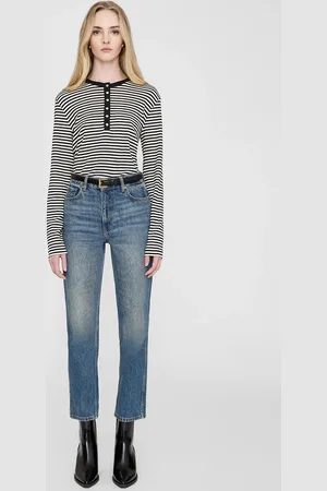 ANINE BING Alessia Long Sleeve Tee
