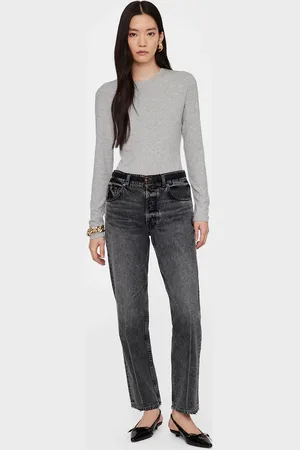 ANINE BING Jo Long Sleeve Tee