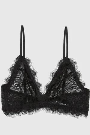 ANINE BING Lace Bra With Trim
