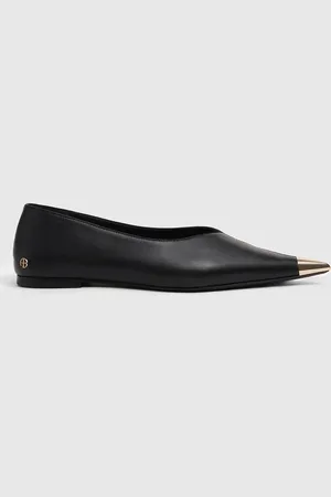 ANINE BING Nina Flats With Metal Toe Cap