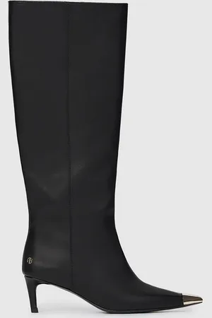 ANINE BING Tall Nina Boots With Metal Toe Cap