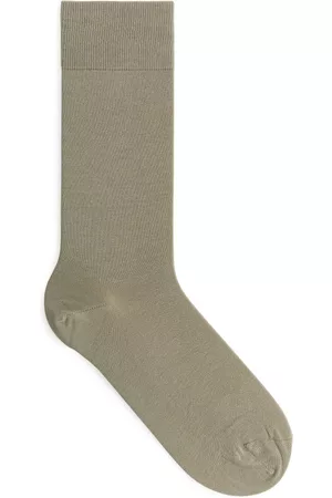 ARKET Miehet Sukat - Mercerised Cotton Socks - Green