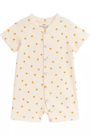 ARKET T-paidat - Short Sleeve All-in-One Pyjama - Orange