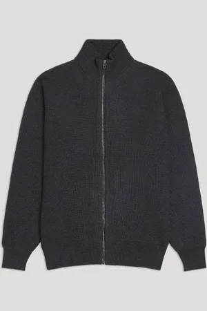 Asket The Merino Zip Cardigan