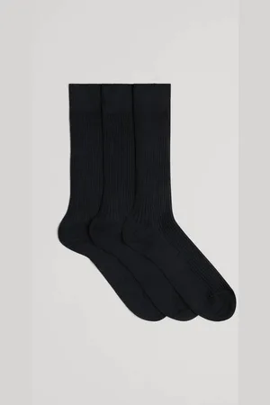 Asket The Ribbed Cotton Sock 3-Pack