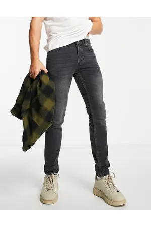 Topman Stretch skinny jeans in washed