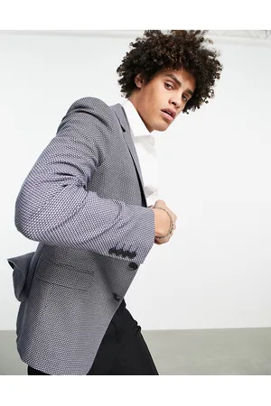 ASOS Super skinny suit jacket in birdseye