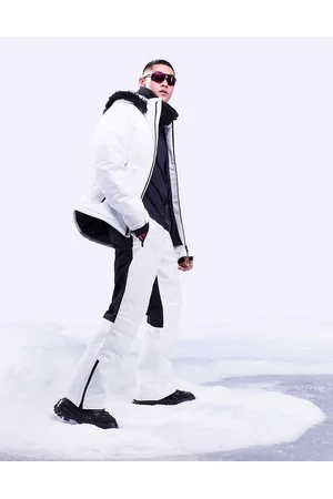 ASOS Miehet Lasketteluhousut - Ski pants in monochrome