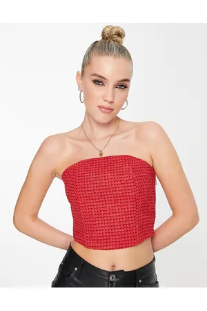 & OTHER STORIES Bustier top in red