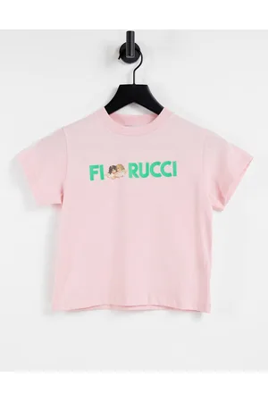 Fiorucci Naiset T-paidat - Relaxed t-shirt with contrast angel logo