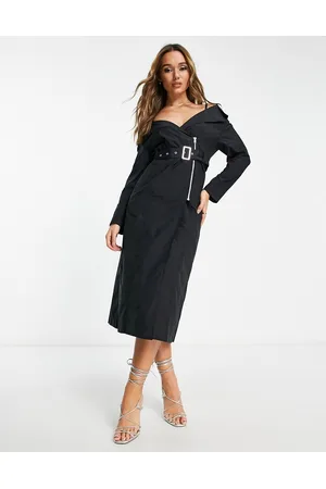 & OTHER STORIES Belted trench midi dress in
