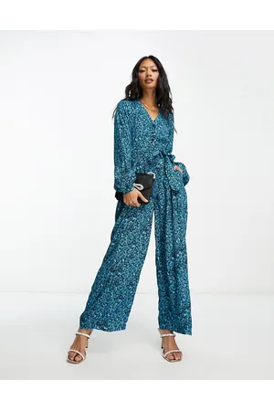 Whistles Wide leg jumpsuit in ditsy floral